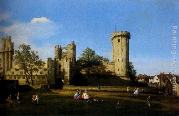 Canaletto The Eastern Facade Of Warwick Castle